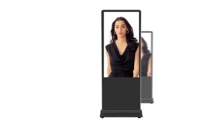 Cadre numérique LCD sur pied de 55 pouces, Machine publicitaire verticale Ultra fine, affichage à écran tactile, télévision chinoise