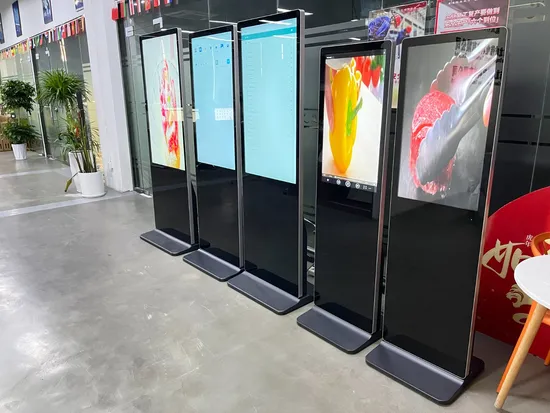 Écran tactile capacitif personnalisé de 49 pouces, équipement de lecteur de publicité réseau Android Ultra fin, supports LED, affichage LCD, signalisation numérique
